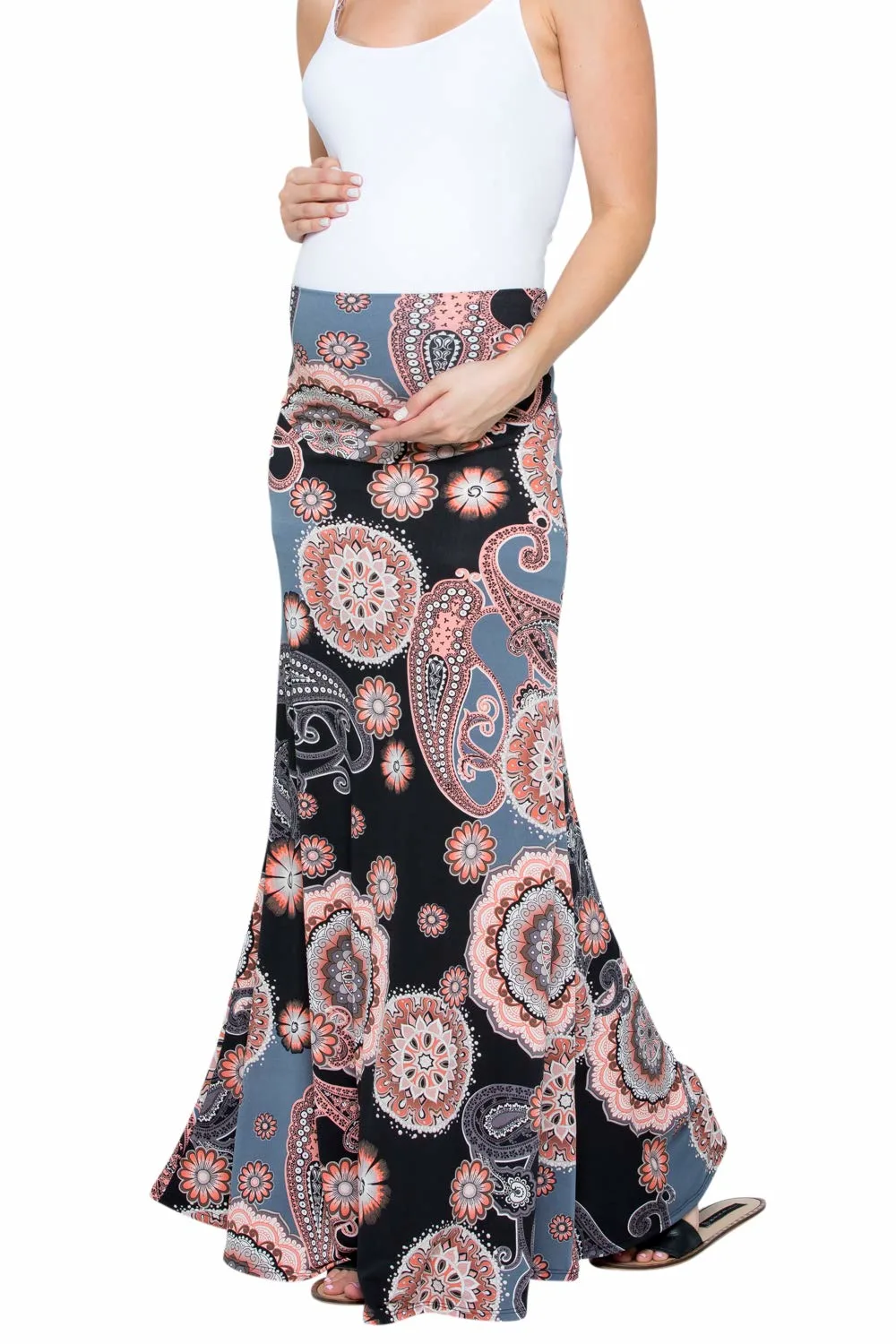 maternity maxi skirt 7