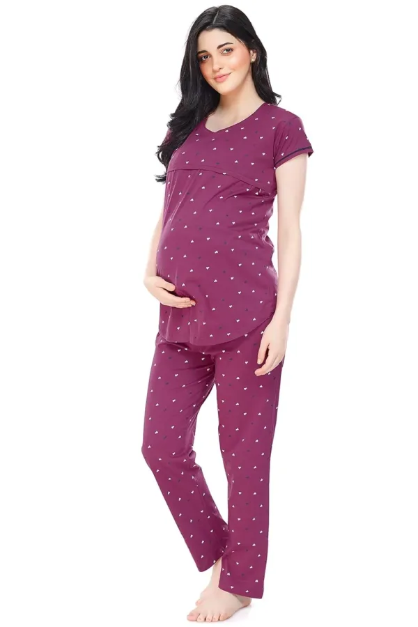 maternity night suit cotton 4