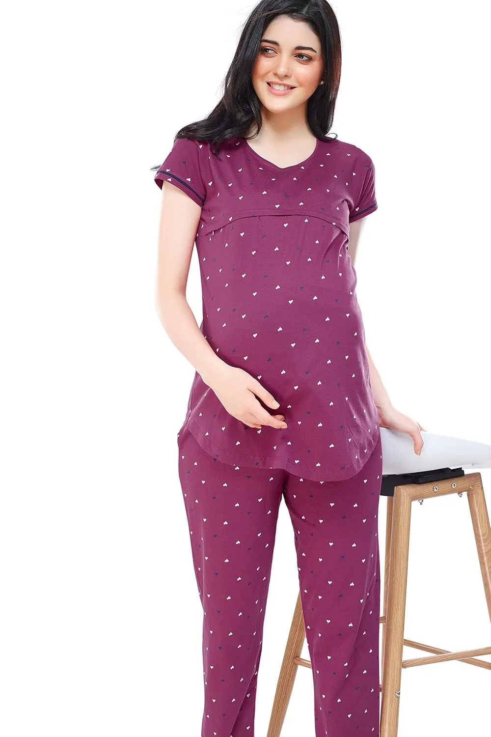maternity night suit cotton 5