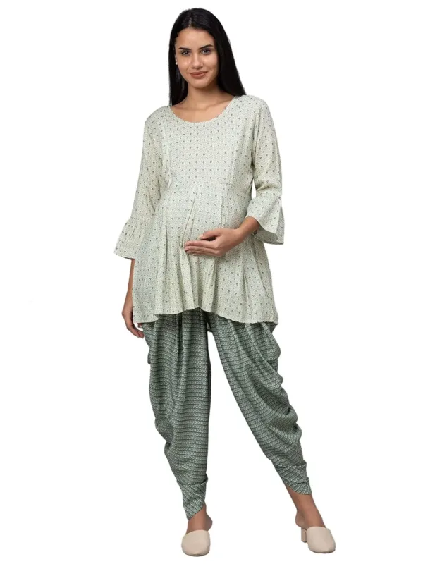 maternity nursing kurti dhoti 1
