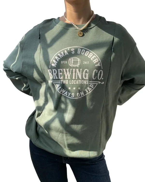 maternity nursing sweatshirt 1