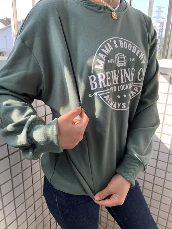 maternity nursing sweatshirt 2