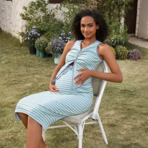 maternity outfit striped 4