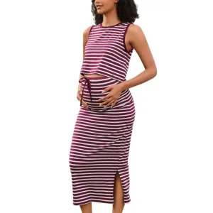 maternity outfit tank skirt 1