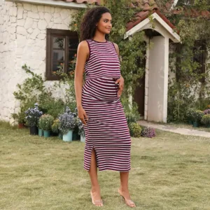 maternity outfit tank skirt 4