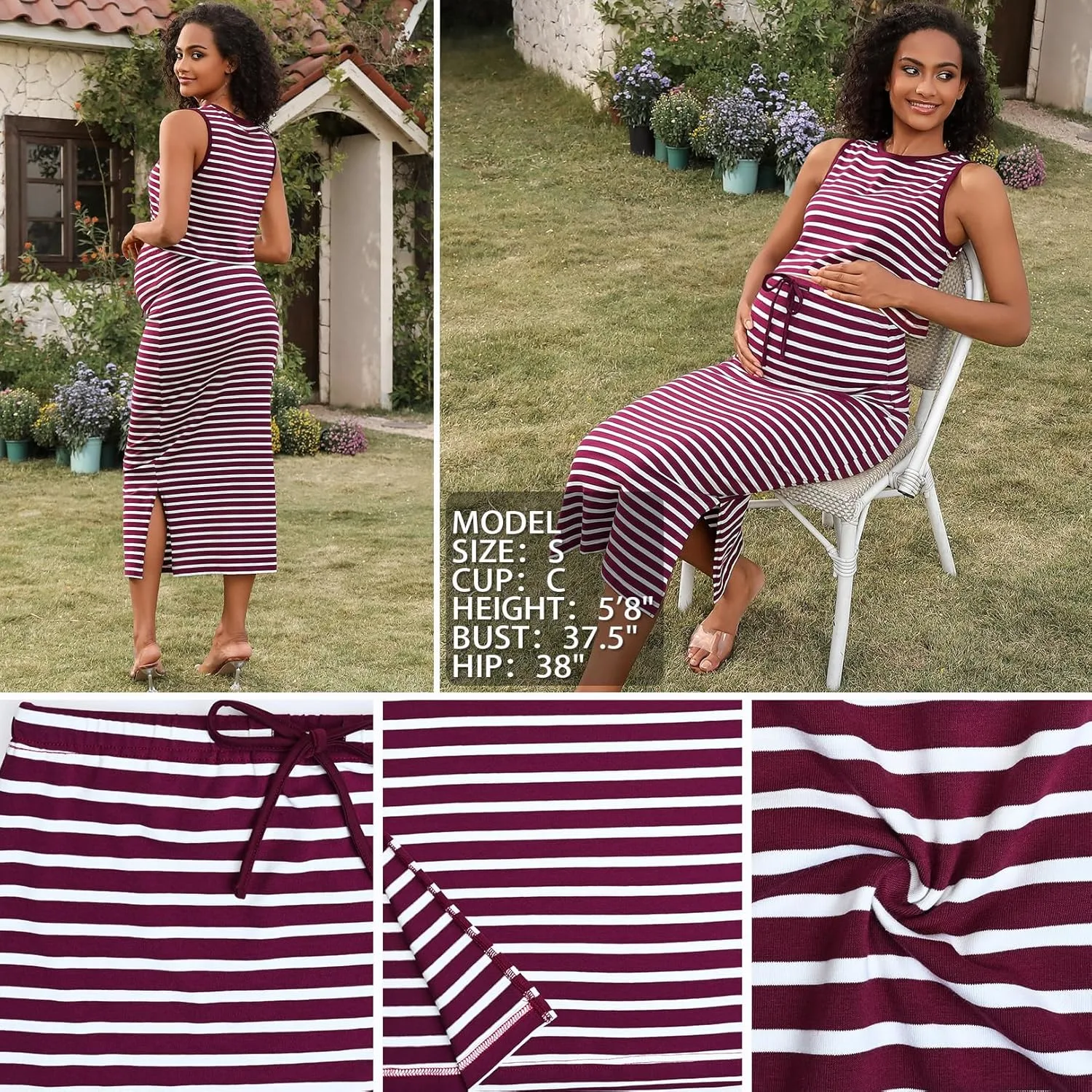 maternity outfit tank skirt 5