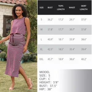 maternity outfit tank skirt 6