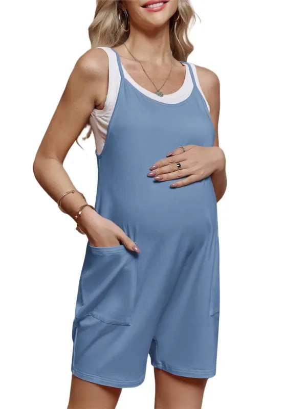 maternity overalls shorts 7