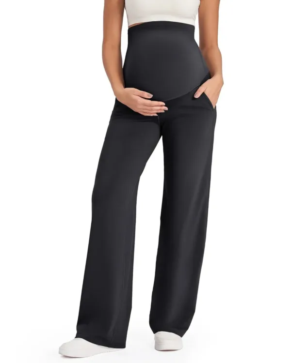 maternity pants belly yoga 1