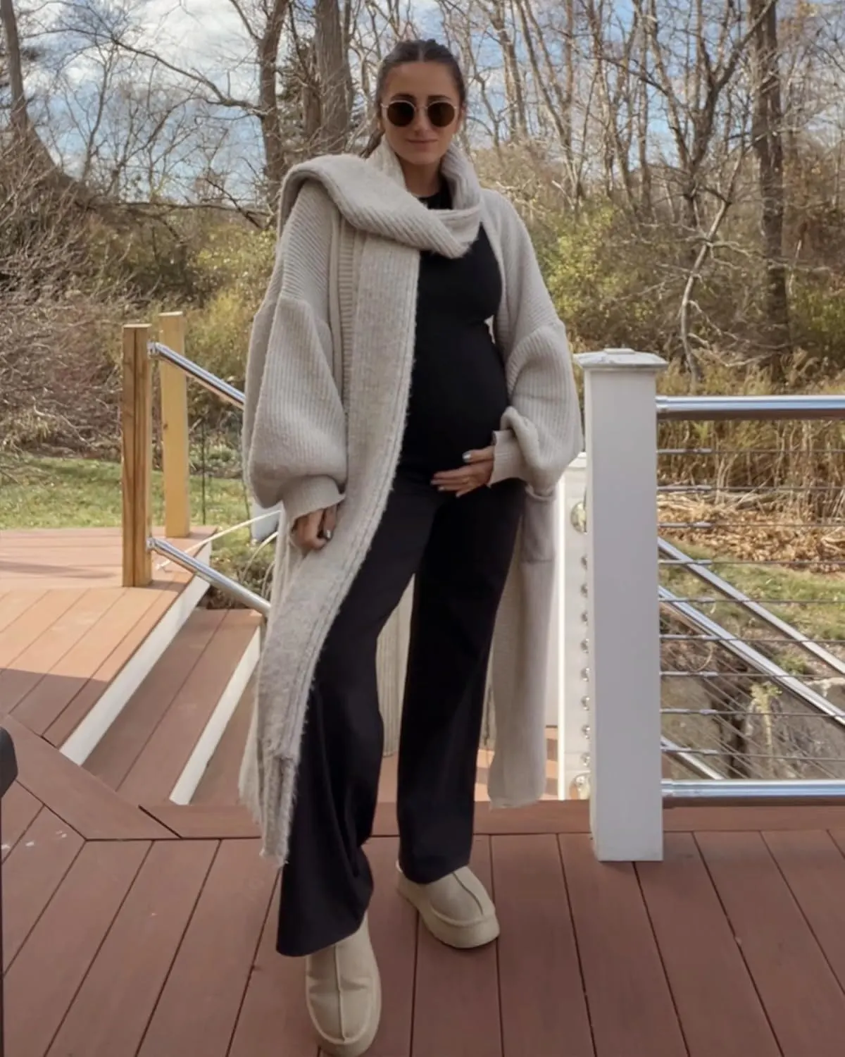 maternity pants belly yoga 2