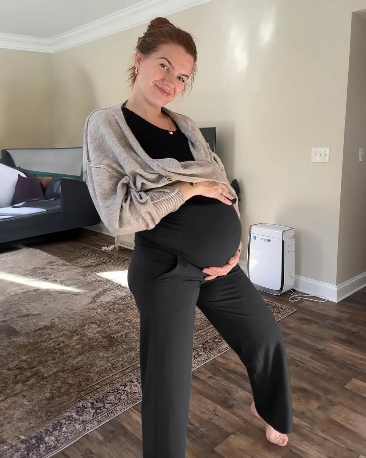 maternity pants belly yoga 3