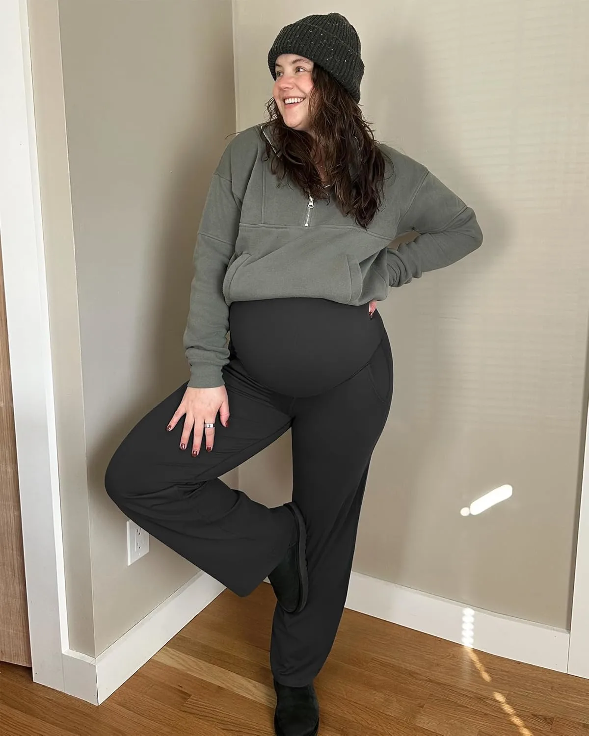 maternity pants belly yoga 4