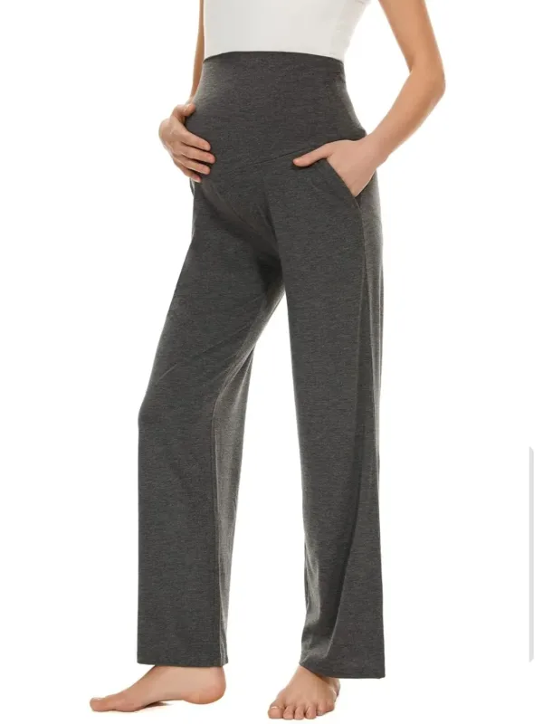 maternity pants soft wide 1