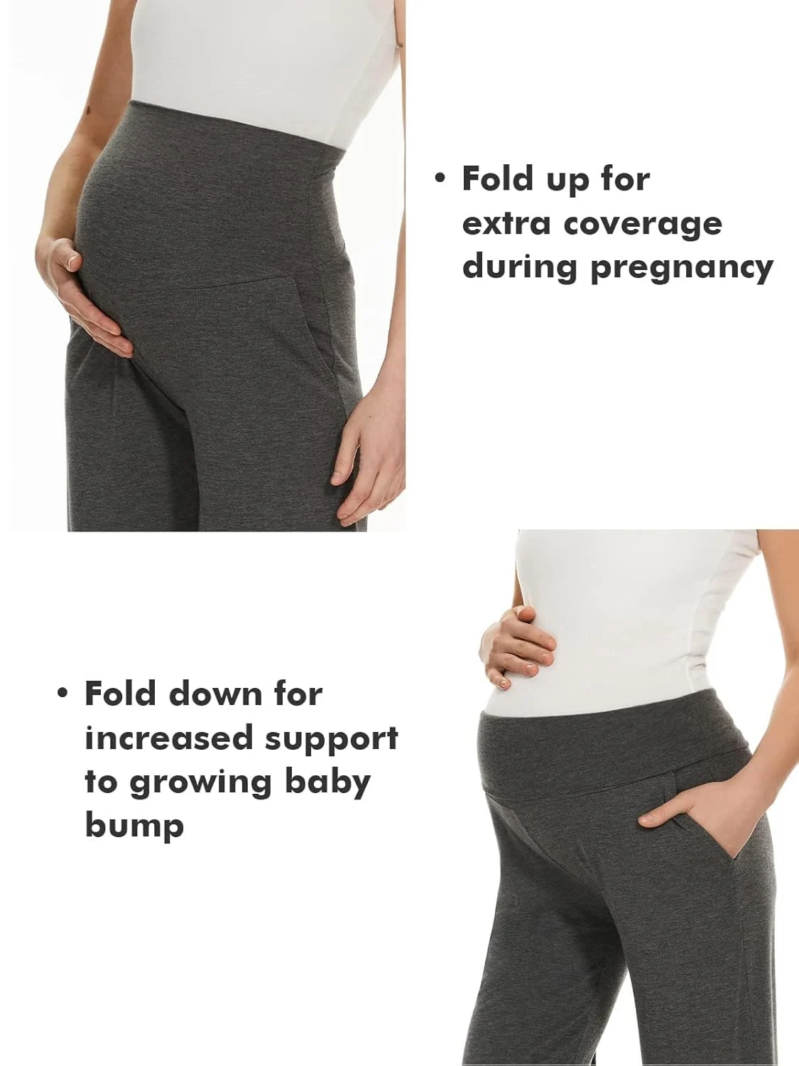 maternity pants soft wide 2