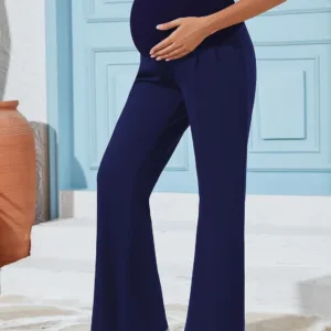 maternity pants wide leg 2