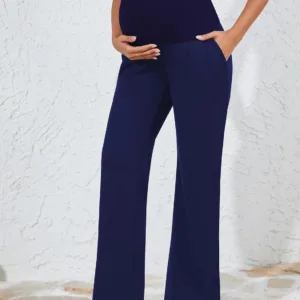 maternity pants wide leg 4