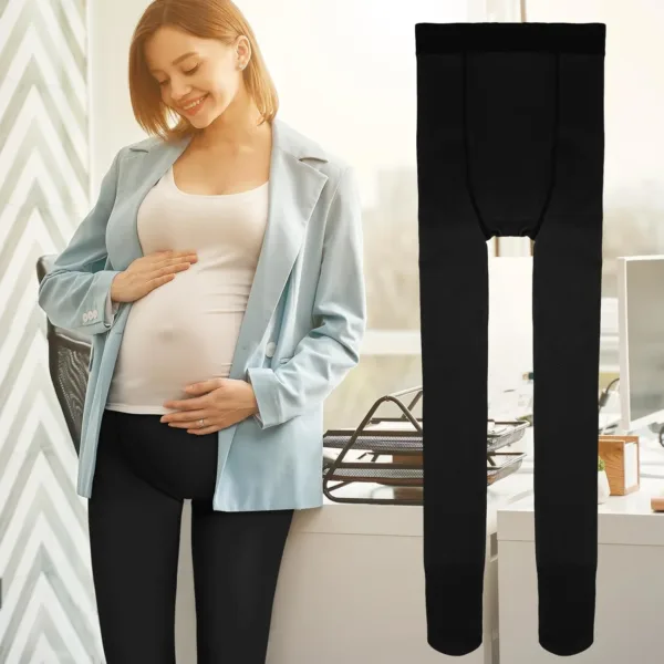 maternity pantyhose fleece 2