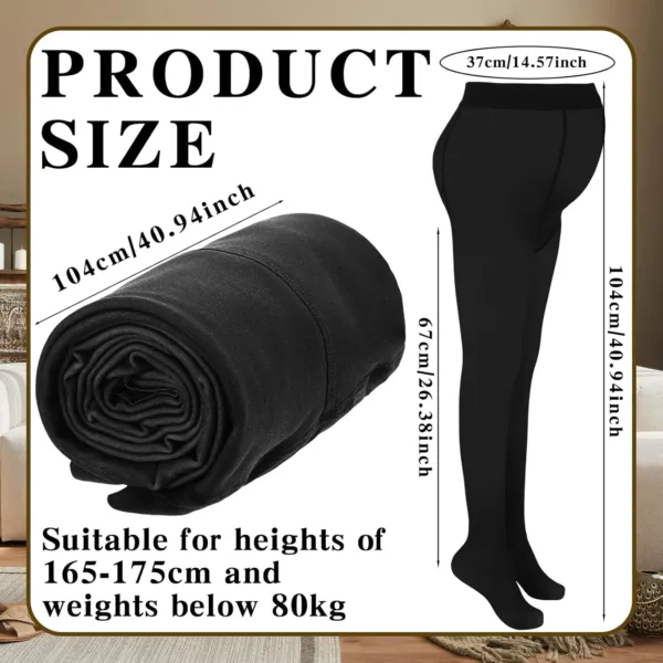 maternity pantyhose fleece 3