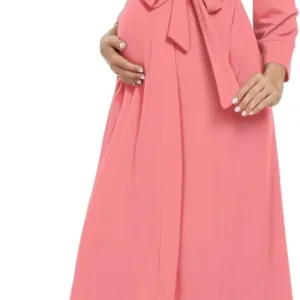 maternity robe nursing nightgown 4