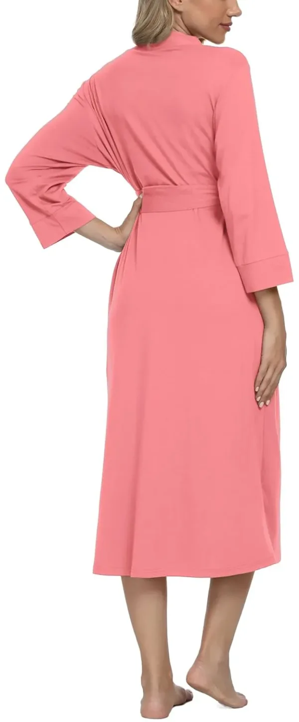 maternity robe nursing nightgown 5