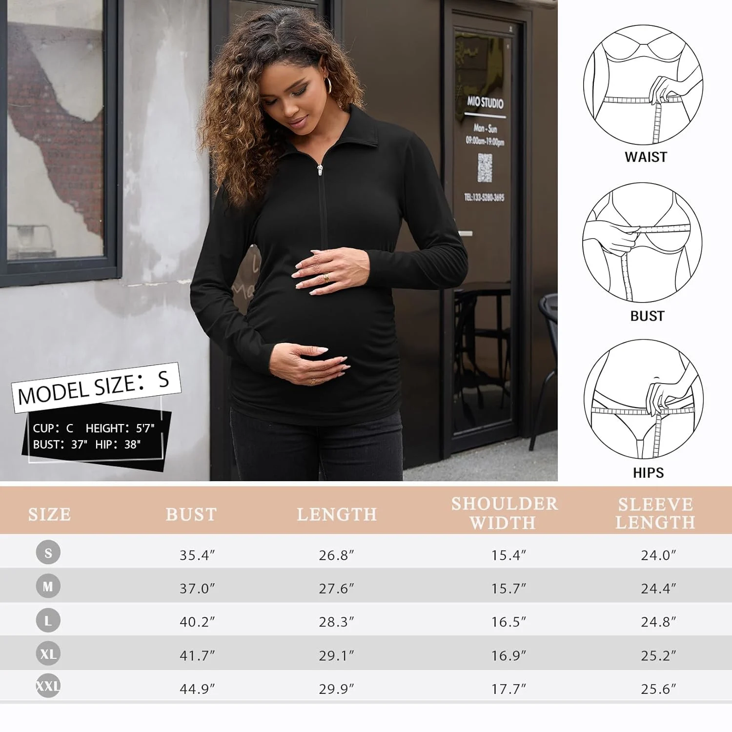 maternity shirt long sleeve 6