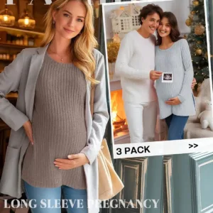 maternity shirts long sleeve 3