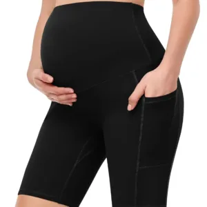 maternity shorts pockets 1