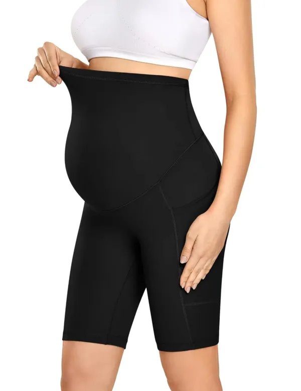 maternity shorts pockets 4