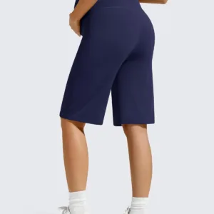 maternity shorts wide leg 2