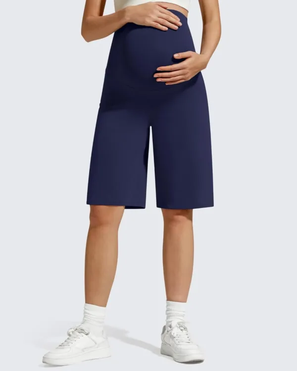 maternity shorts wide leg 4