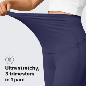 maternity shorts wide leg 5