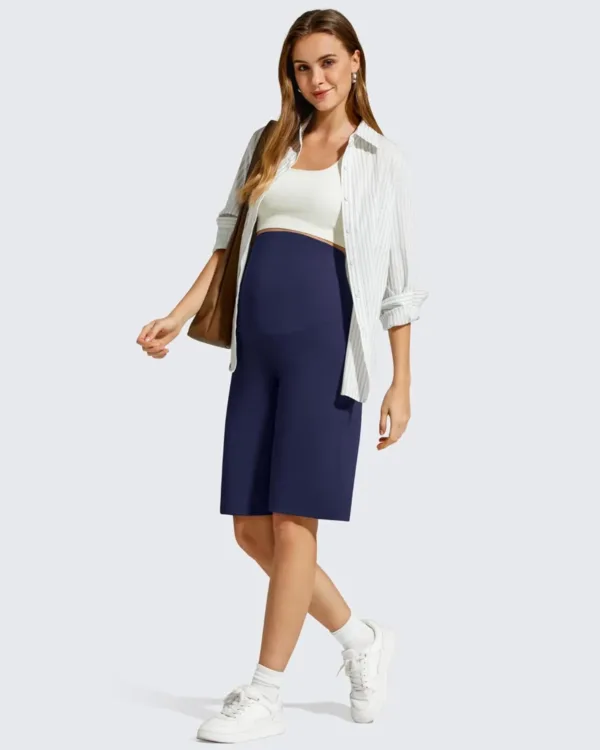 maternity shorts wide leg 7