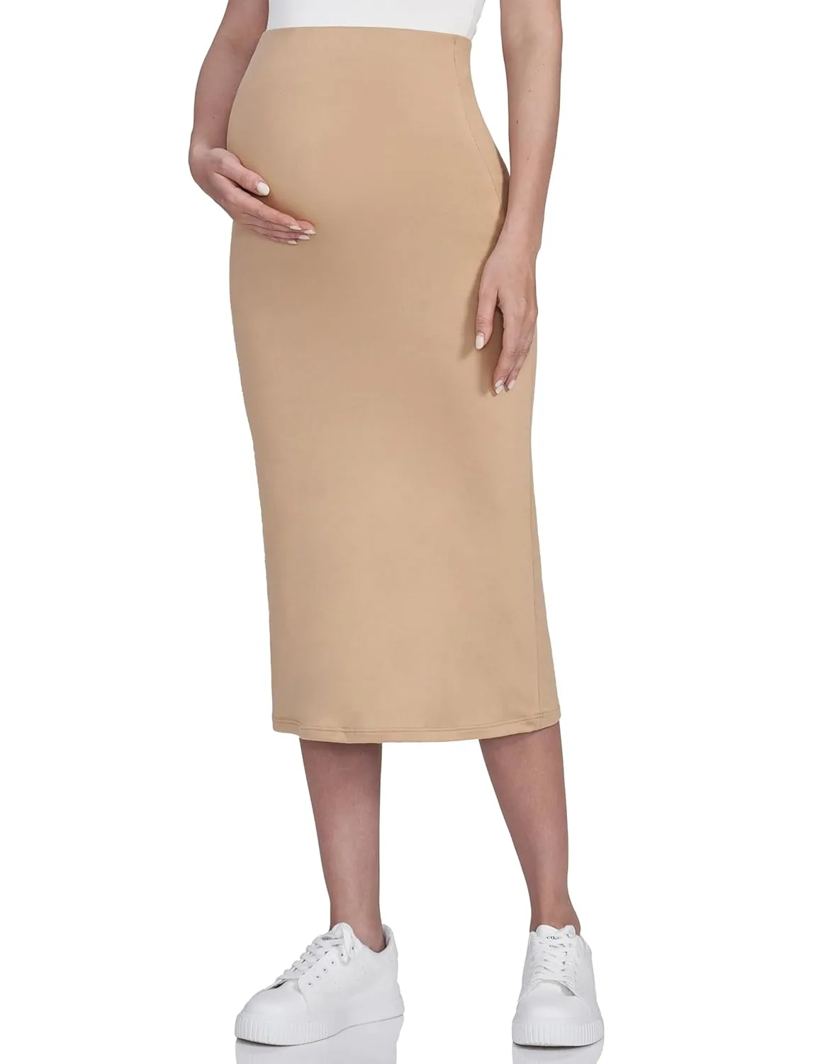 maternity skirt belly 1