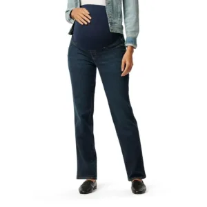 maternity straight leg jeans 1