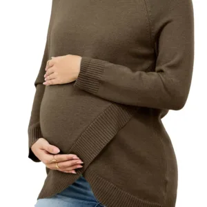 maternity sweater wool blend 1
