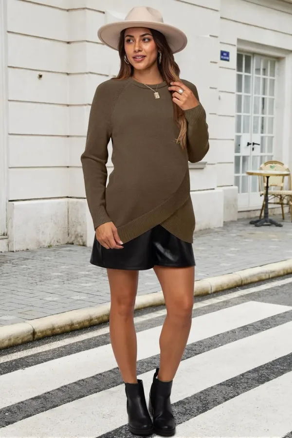 maternity sweater wool blend 4