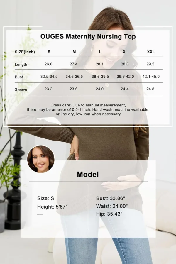 maternity sweater wool blend 7