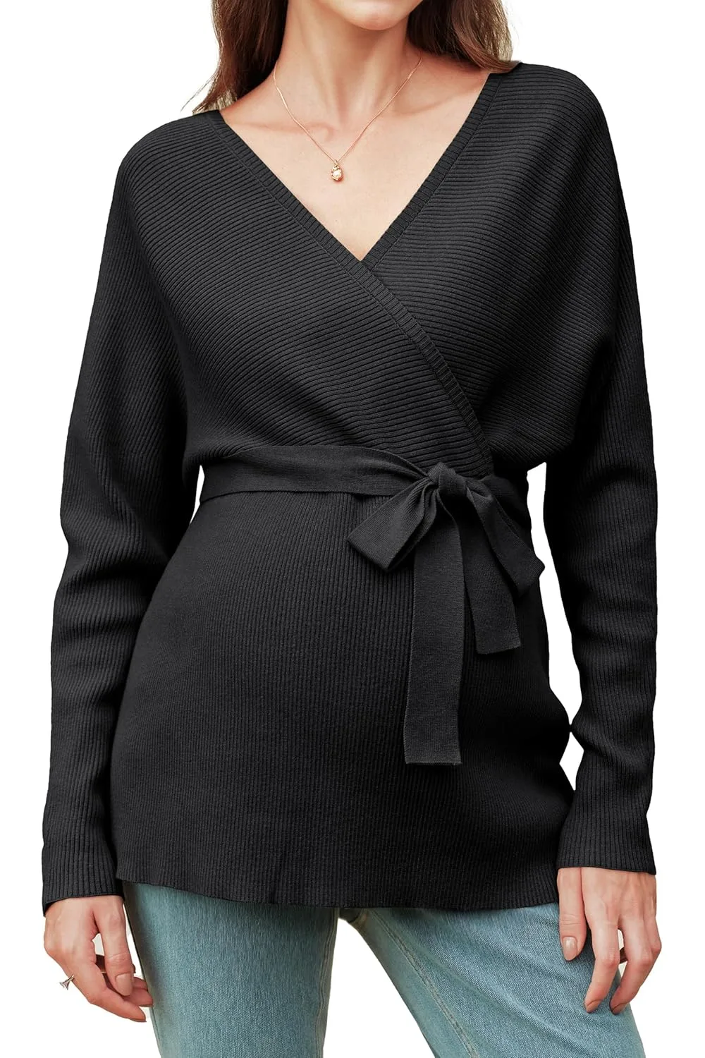 maternity sweater wrap 1