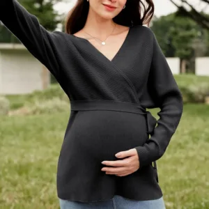 maternity sweater wrap 4