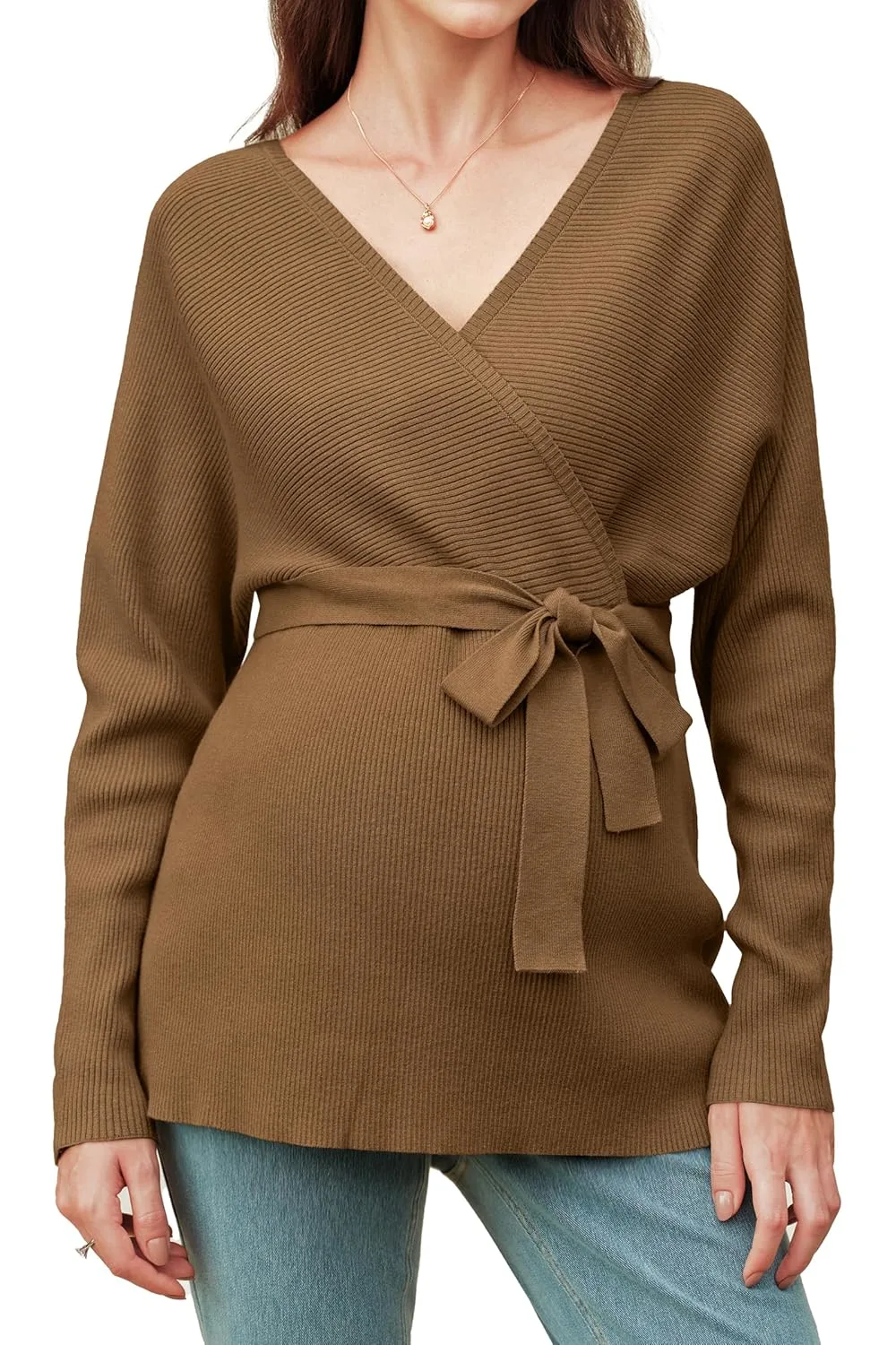 maternity sweater wrap 7