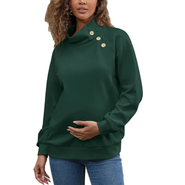 maternity sweatshirt turtleneck 1