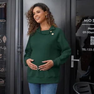 maternity sweatshirt turtleneck 4