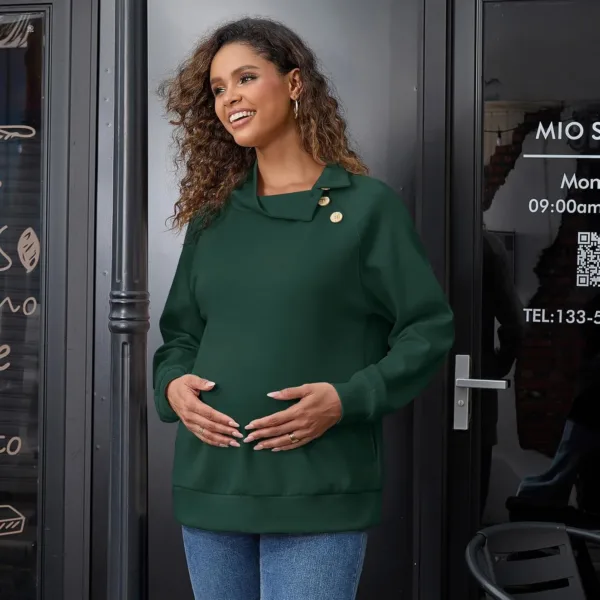 maternity sweatshirt turtleneck 4