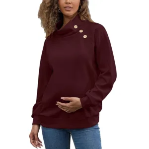 maternity sweatshirt turtleneck 7