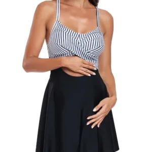 maternity swimdress one piece 2