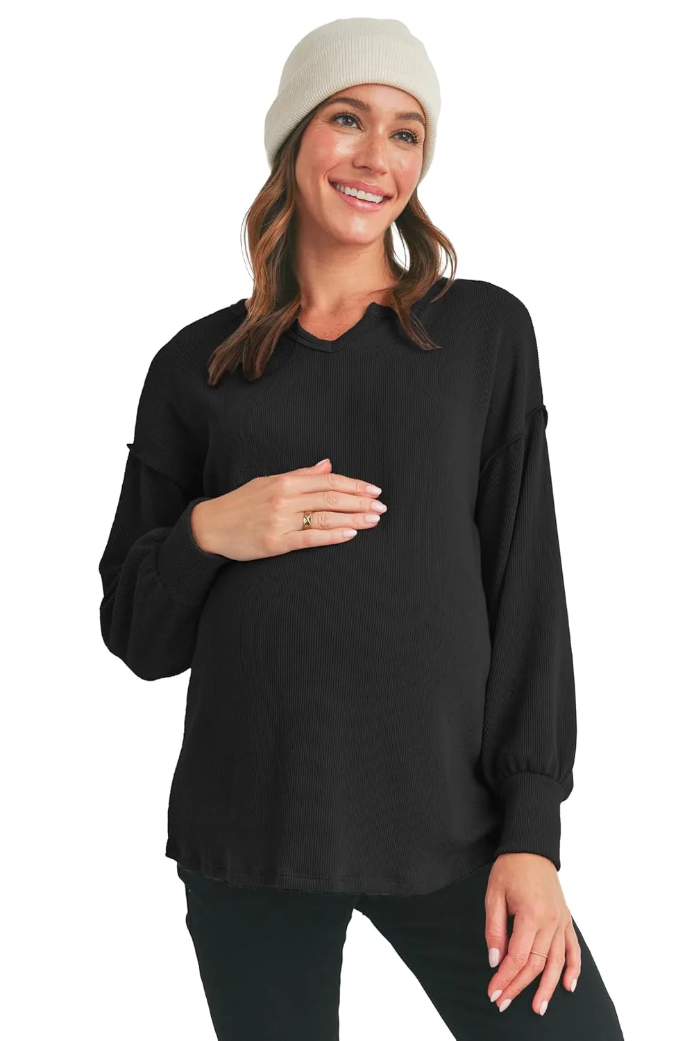 maternity top long sleeve 1