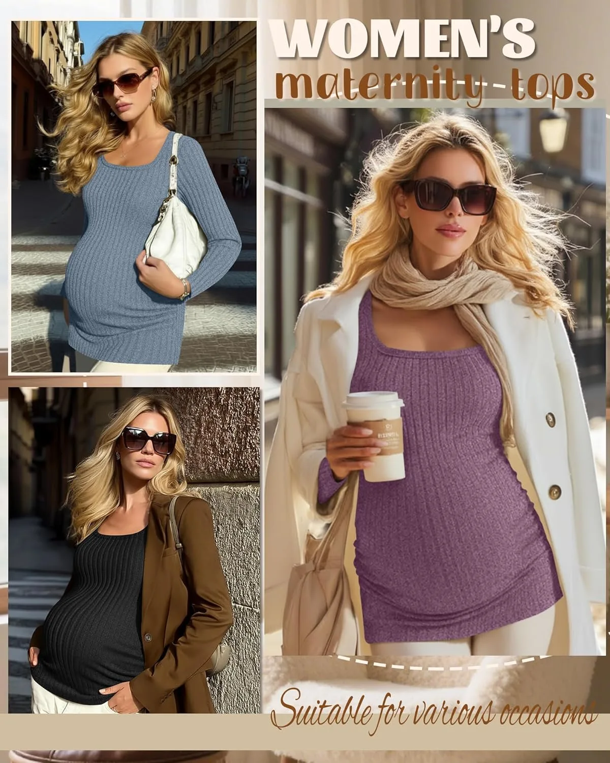 maternity tops pack 2