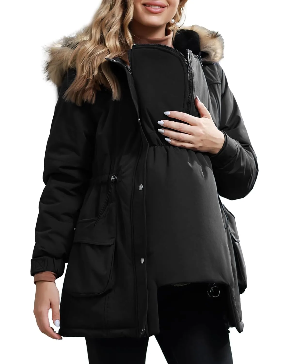maternity winter coat 1