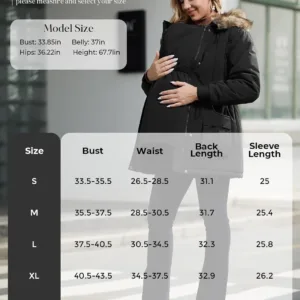 maternity winter coat 6