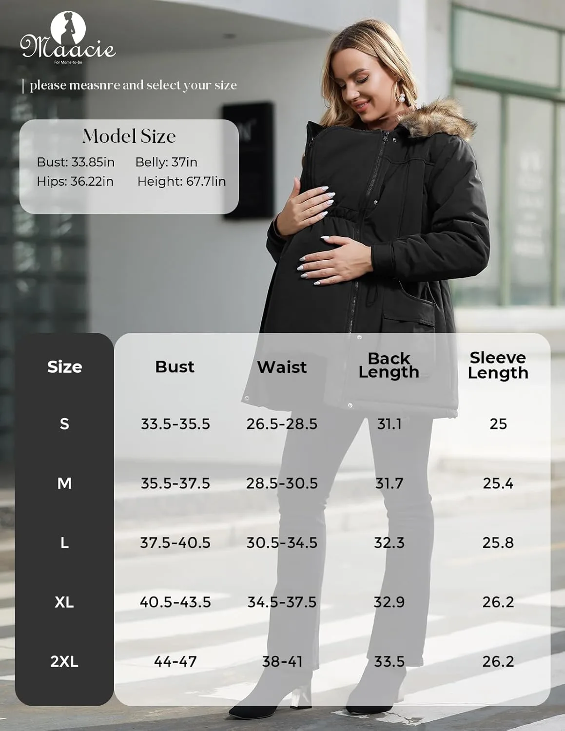 maternity winter coat 6